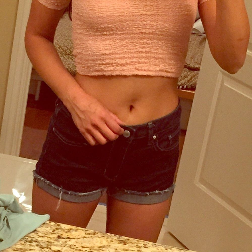 GAP Denim shorts slim cut-off 25 regular dark wash